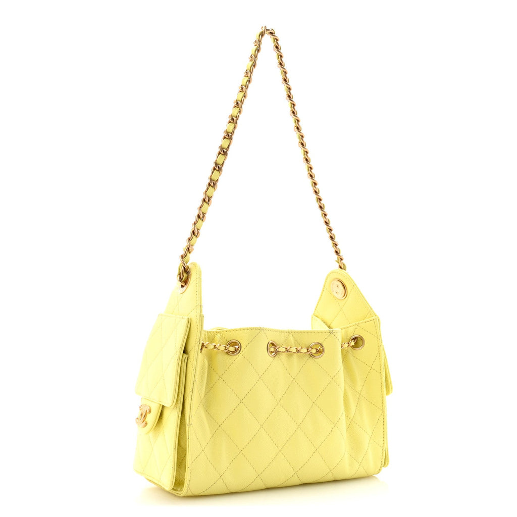 Caviar Quilted Mini Chanel 25 Handbag
