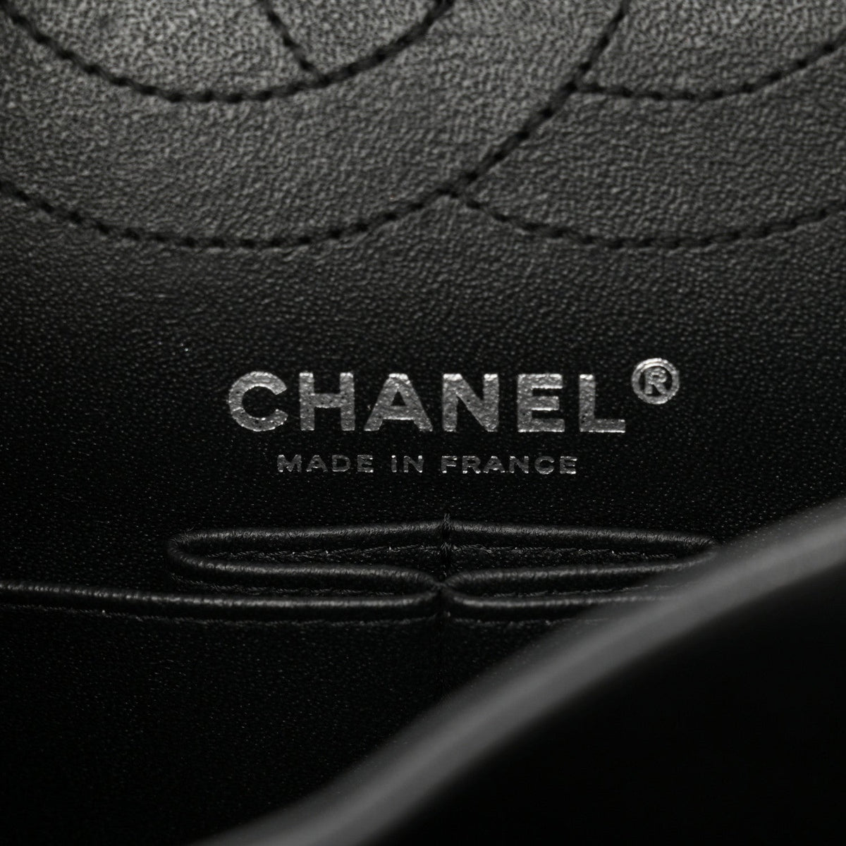 Sheepskin Chevron Quilted 2.55 Reissue 225 Double Flap So Black
