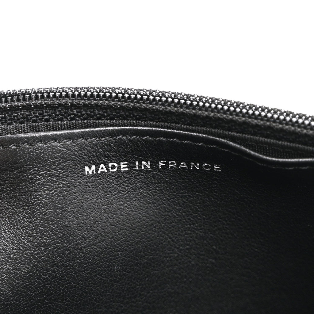 Caviar Quilted Boy Wallet On Chain WOC Black