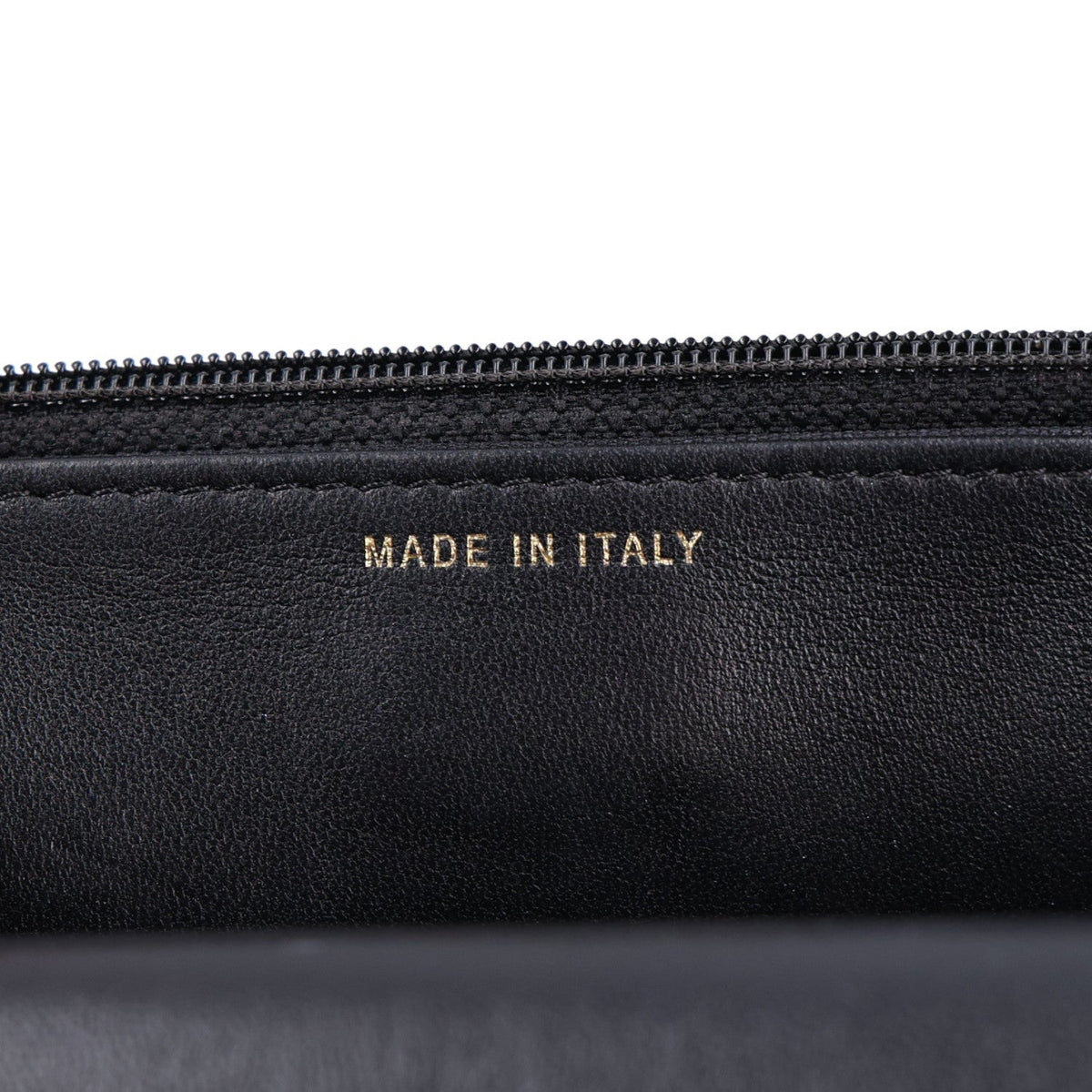 Lambskin Quilted Pearl Wallet On Chain WOC Black