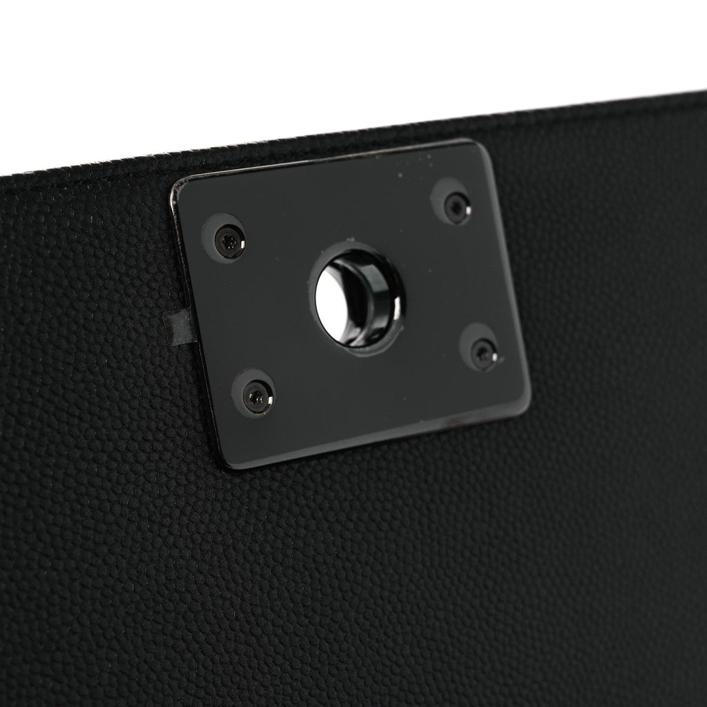 Caviar Quilted Small Boy Flap So Black