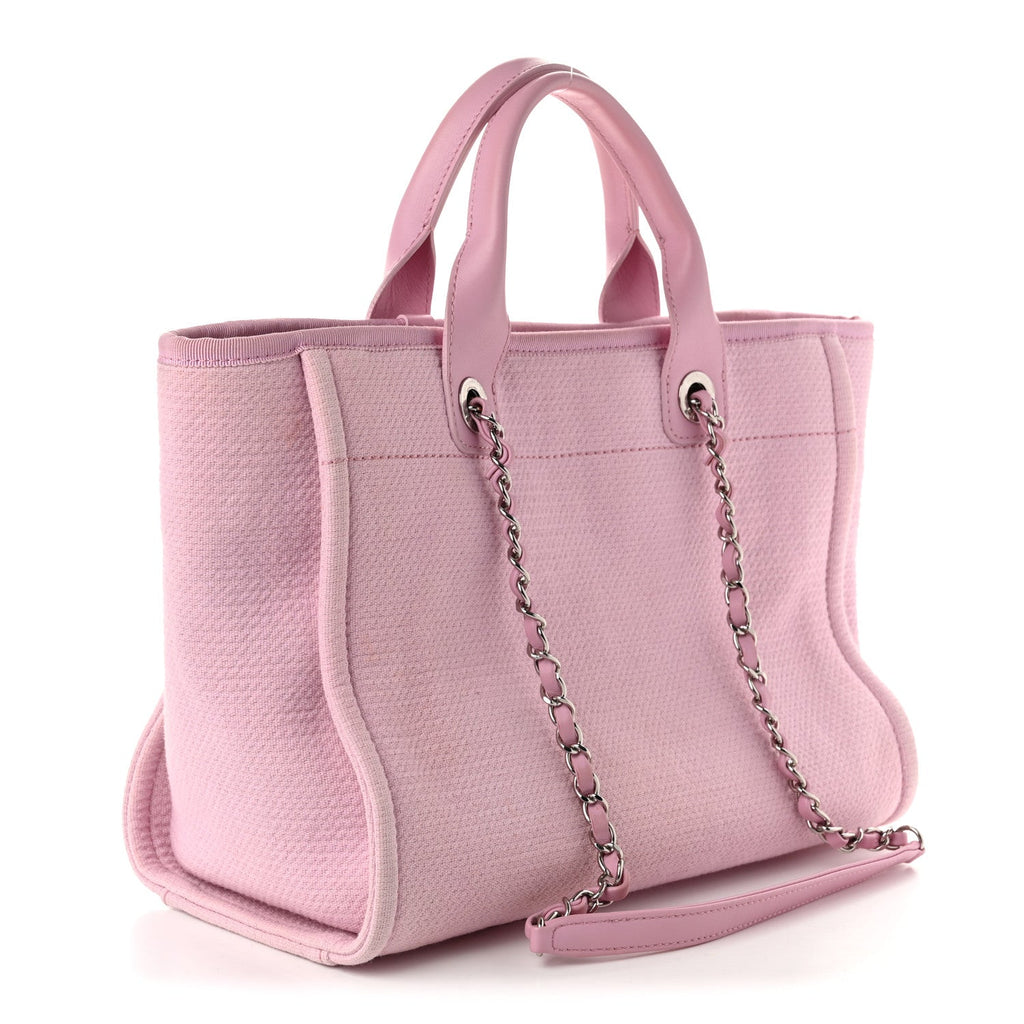Mixed Fibers Small Deauville Tote Pink