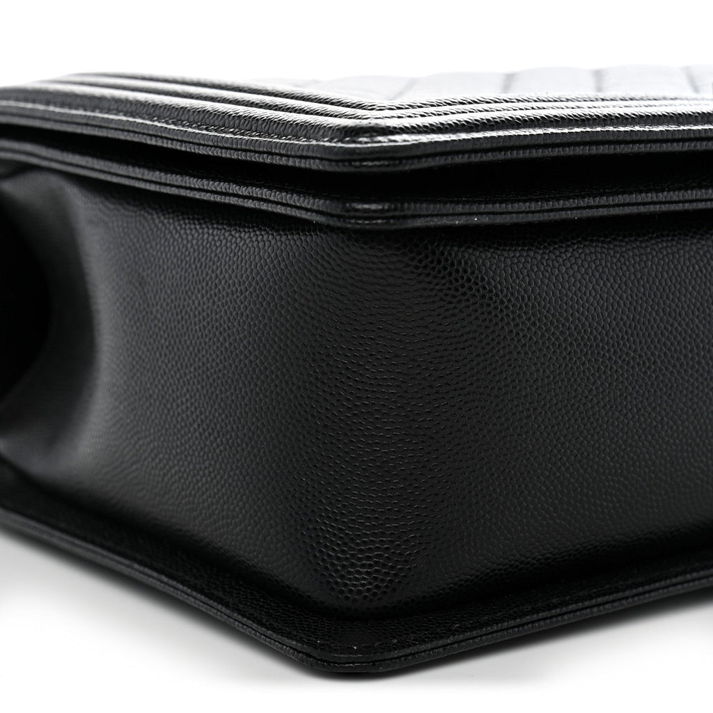 Caviar Quilted New Medium Boy Flap Black