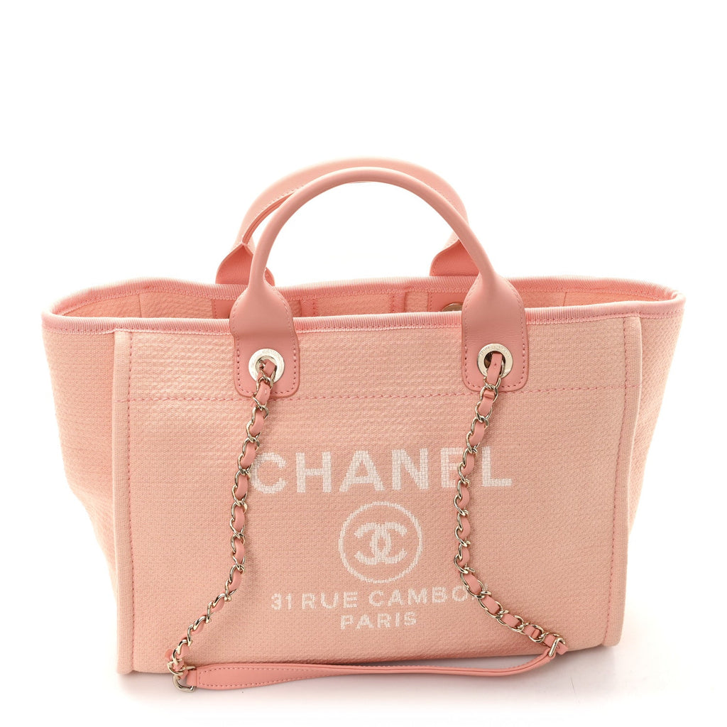 Mixed Fibers Small Deauville Tote Pink