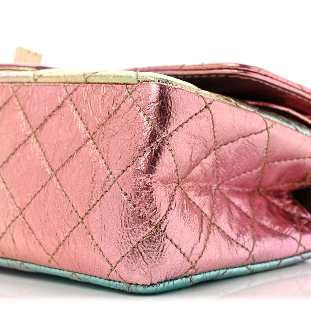Metallic Goatskin Quilted 2.55 Reissue 225 Flap Multicolor