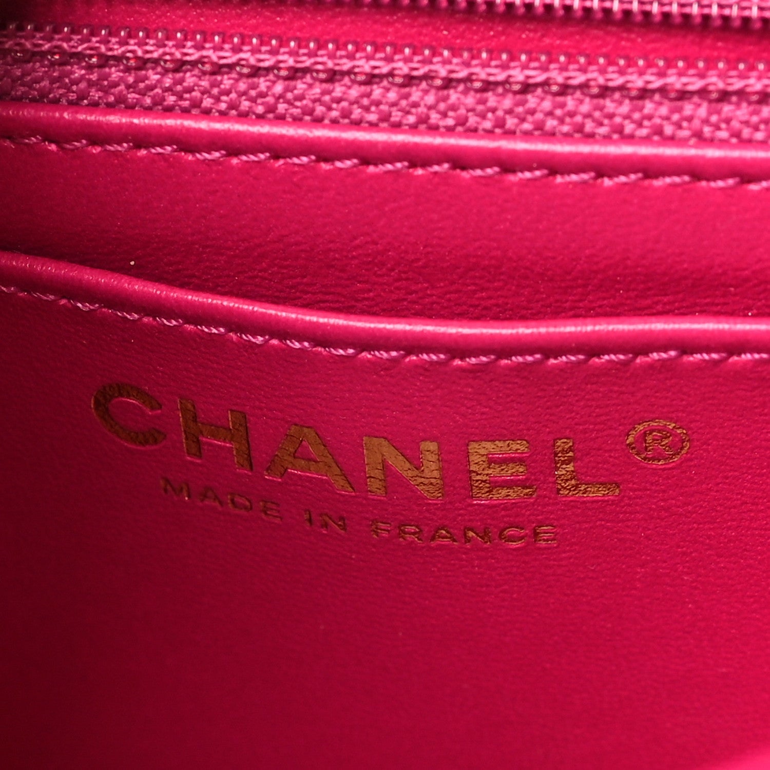 Aged Calfskin Quilted 2.55 Reissue Mini Flap Fuchsia
