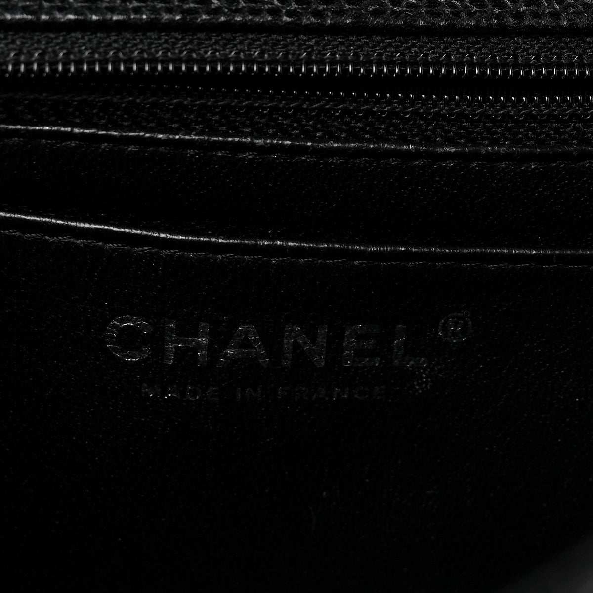 Caviar Quilted Mini Square Flap Black