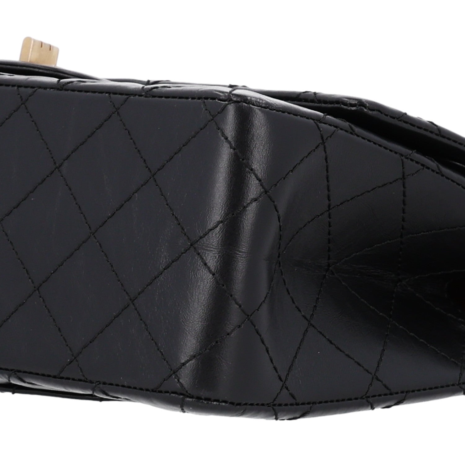 Aged Calfskin Quilted 2.55 Reissue 226 Flap Black
