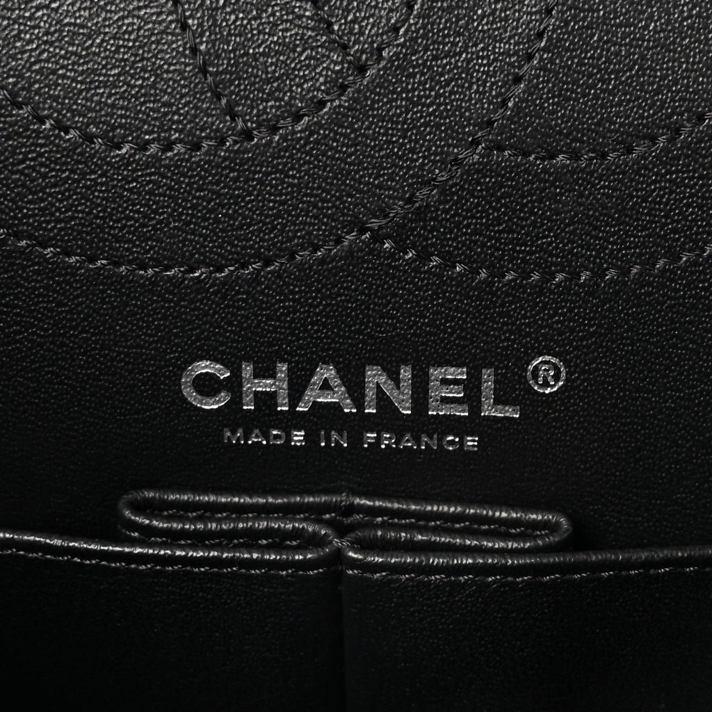 Patent Calfskin Quilted 2.55 Reissue 225 Flap So Black