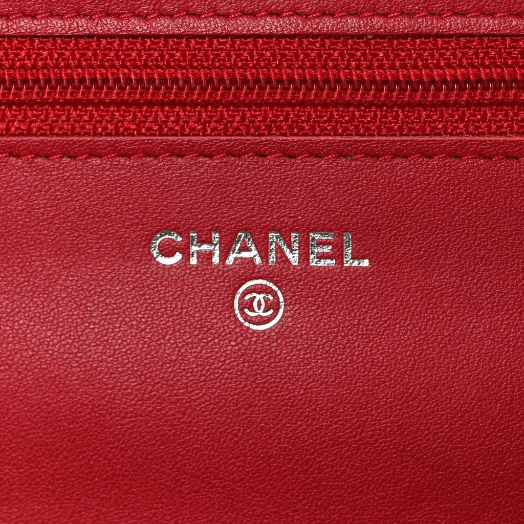 Caviar Timeless CC Wallet on Chain WOC Red