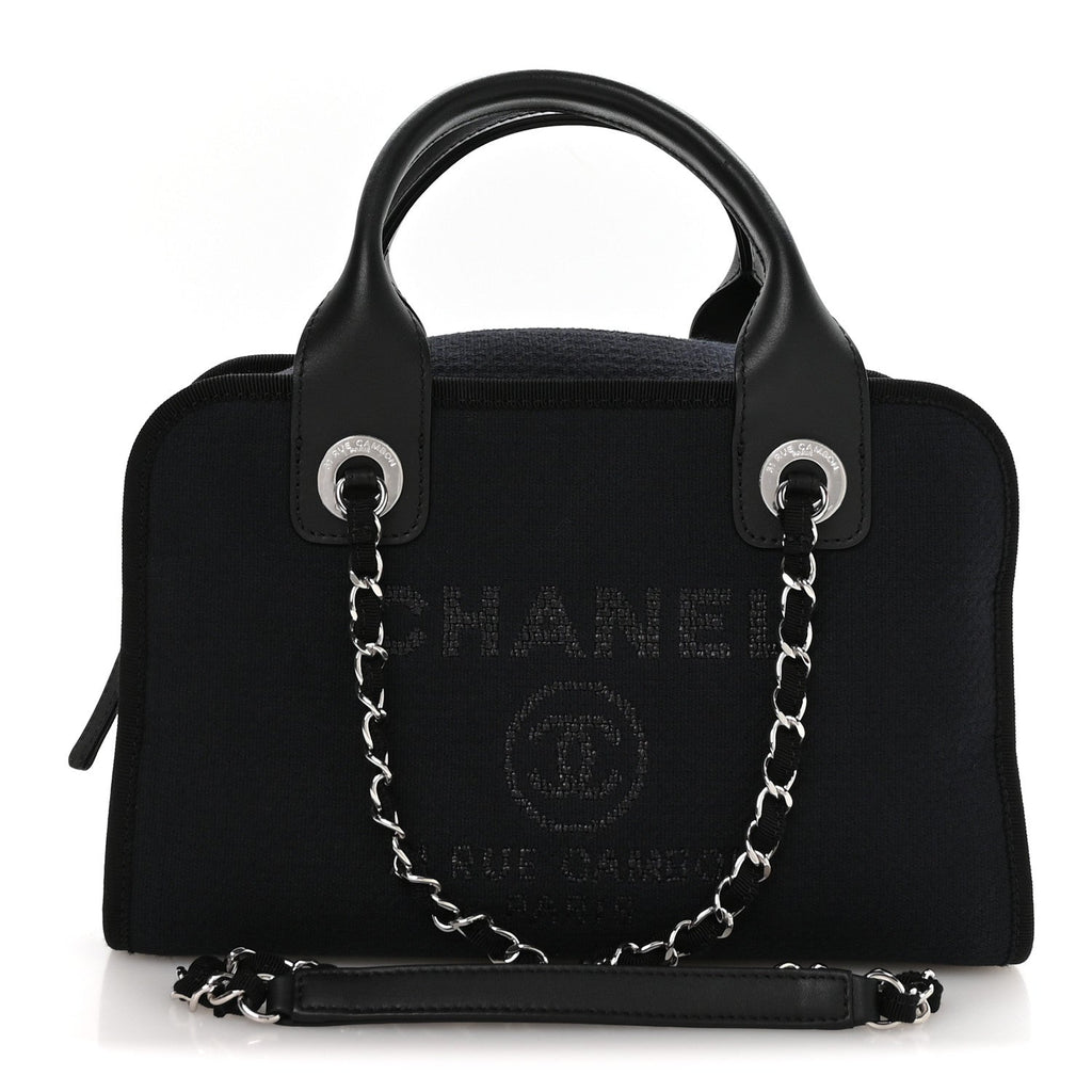 Mixed Fibers Deauville Bowling Bag Black