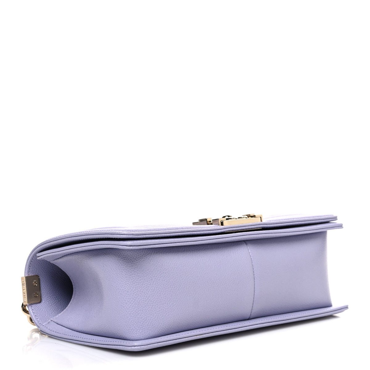 Caviar Quilted Medium Boy Flap Light Purple