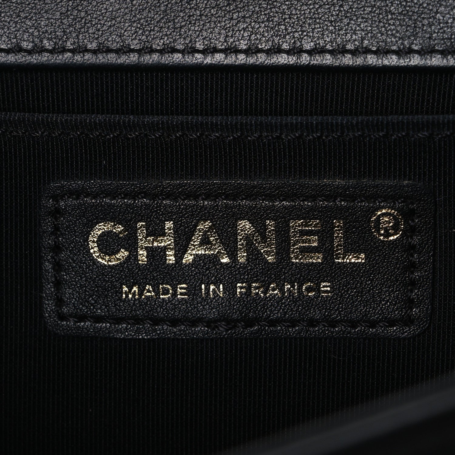 Lambskin Quilted Medium Boy Flap Black