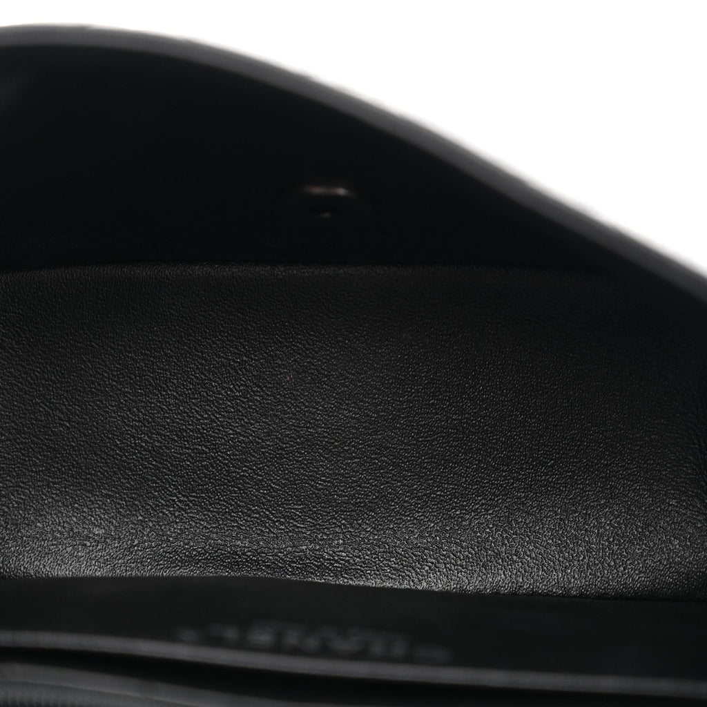 Caviar Quilted Mini Square Flap Black