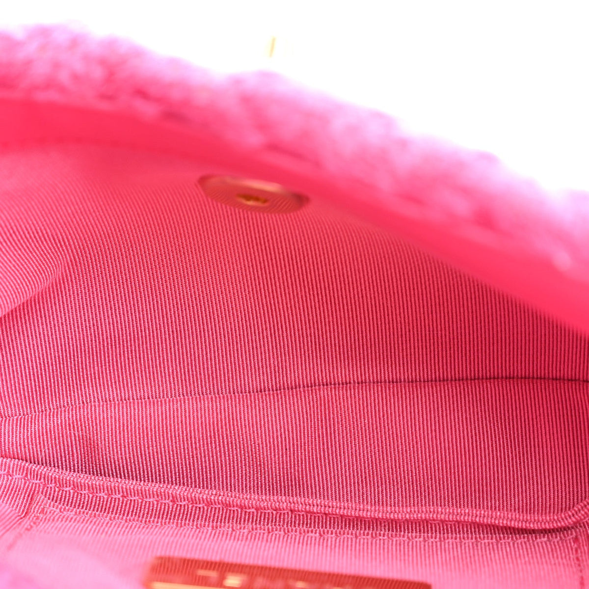 Tweed Quilted Chanel 19 Waist Bag Pink