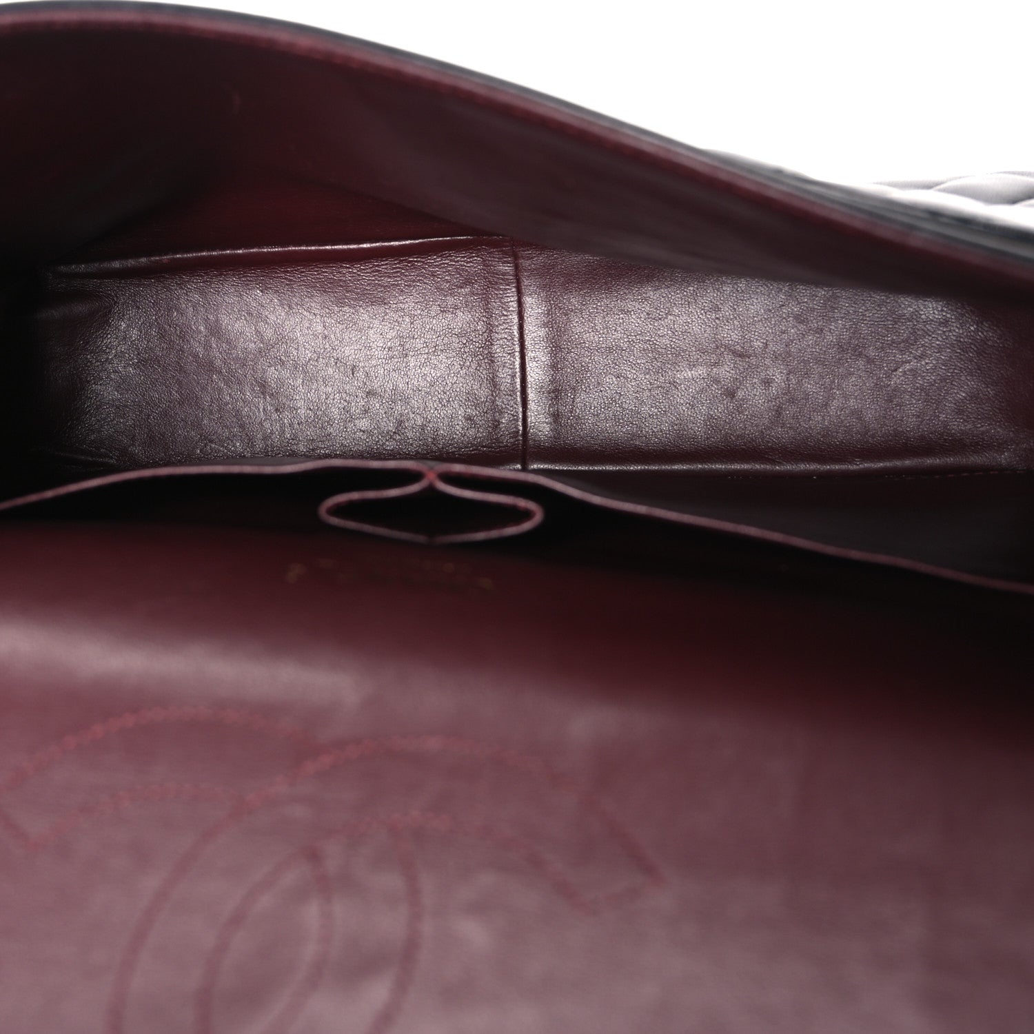 Lambskin Quilted Maxi Double Flap Black