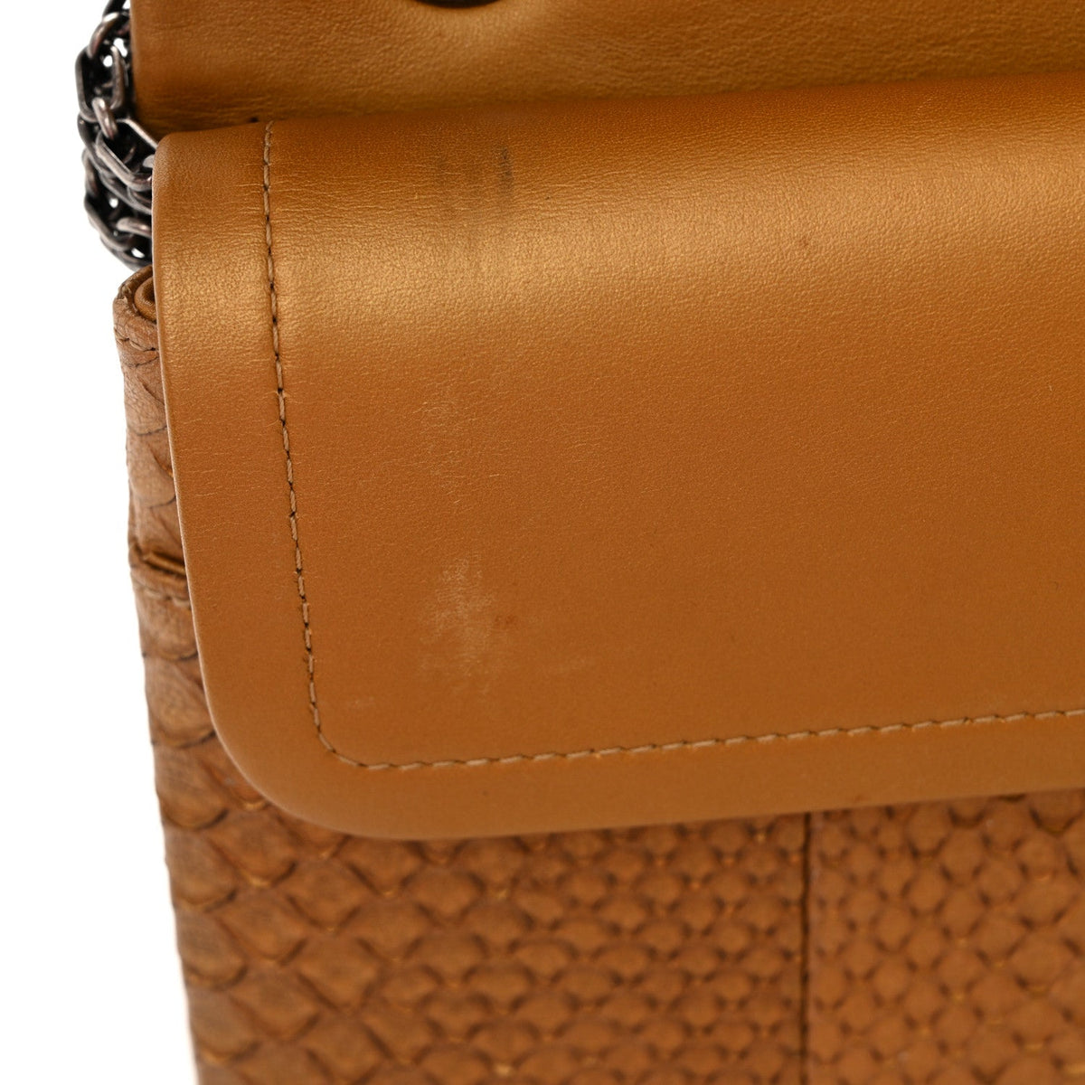 Metallic Snakeskin 2.55 Reissue 226 Flap Gold