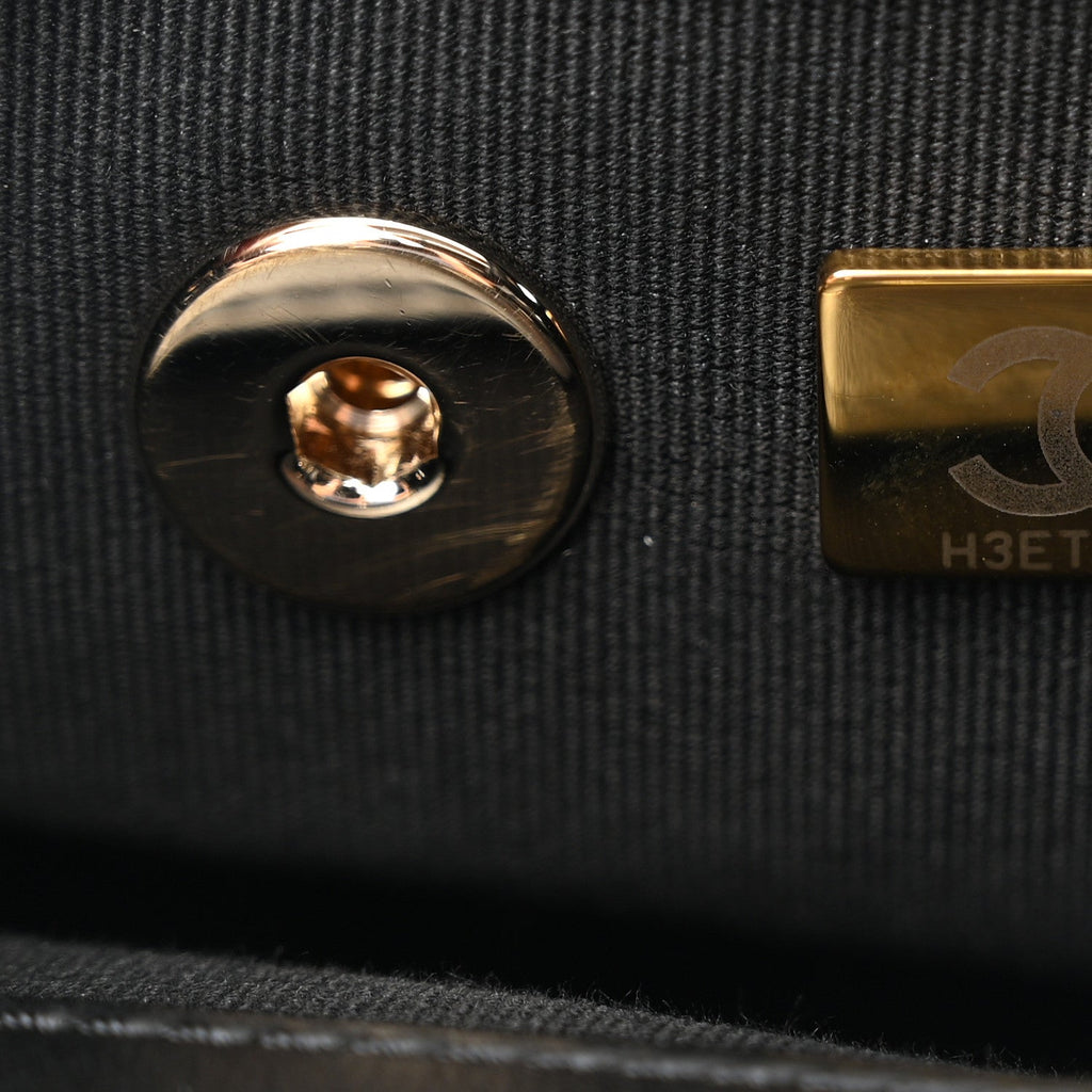 Caviar Quilted Mini Business Affinity Backpack Black