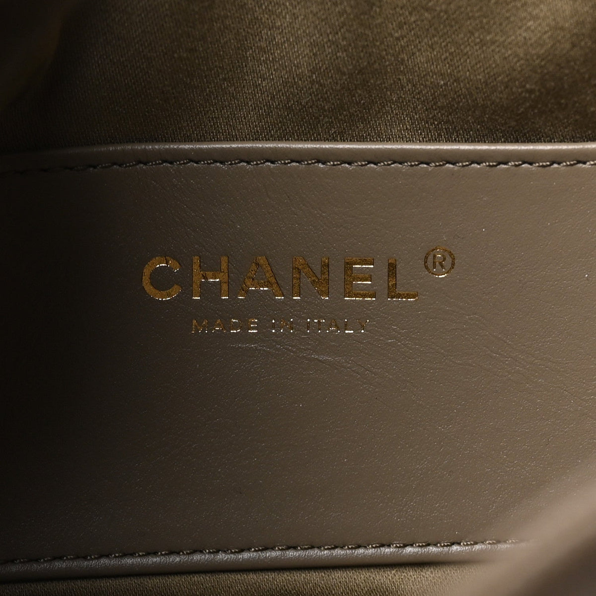 Caviar Quilted Mini Chanel 25 Handbag Dark Khaki