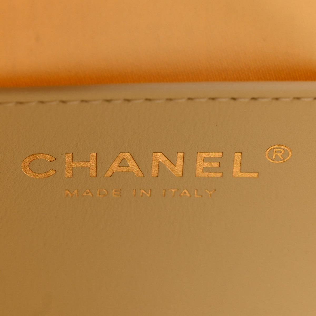Canvas Calfskin Quilted Mini Chanel 25 Handbag Ecru Black