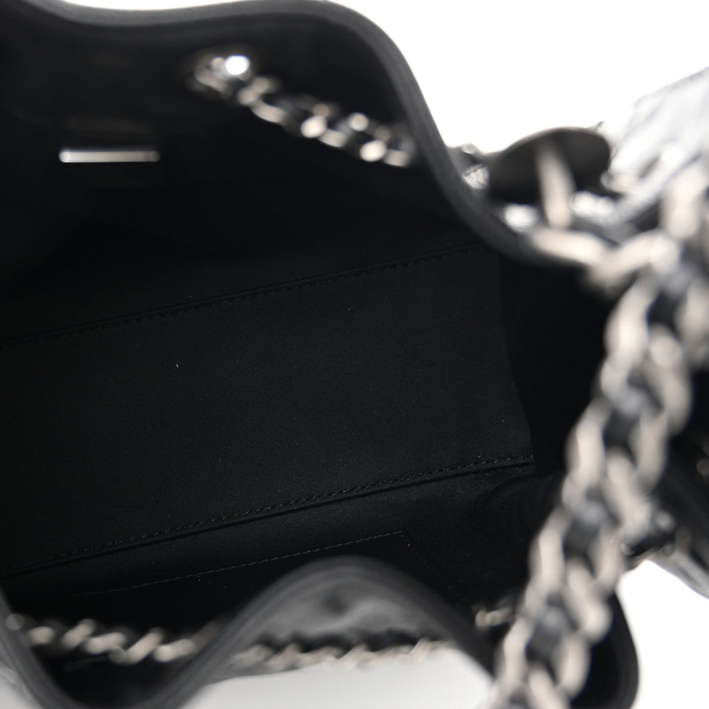 Caviar Quilted Mini Chanel 25 Handbag Black