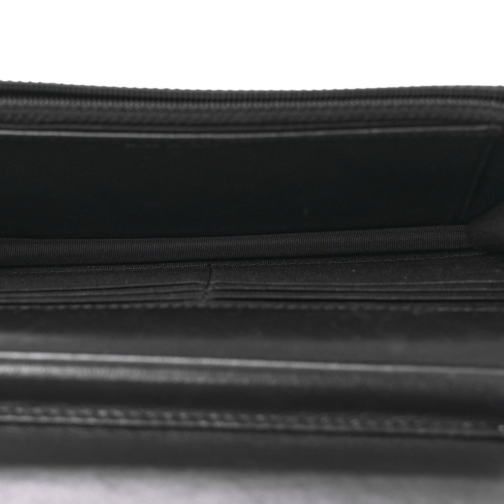 Lambskin Studded Wallet on Chain WOC Grey
