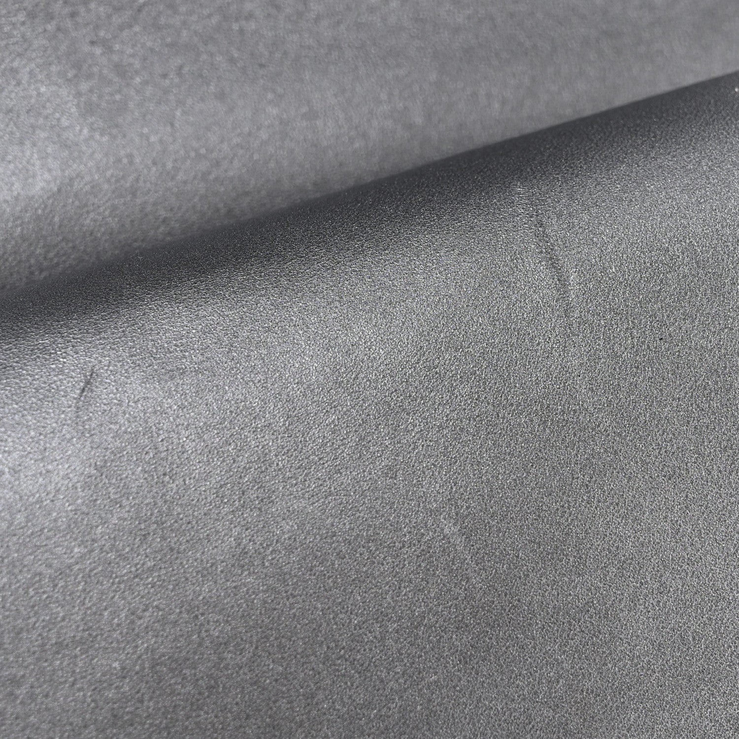 Metallic Lambskin Quilted Maxi Double Flap Pewter