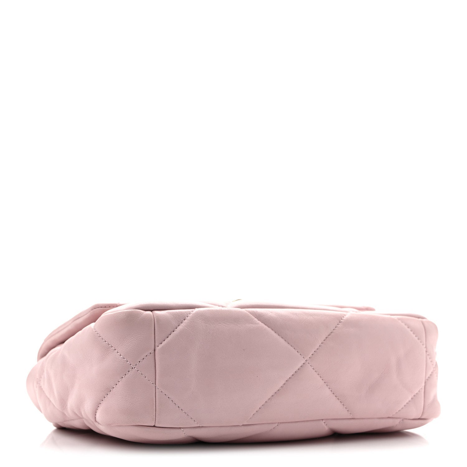 Lambskin Quilted Medium Chanel 19 Flap Light Pink