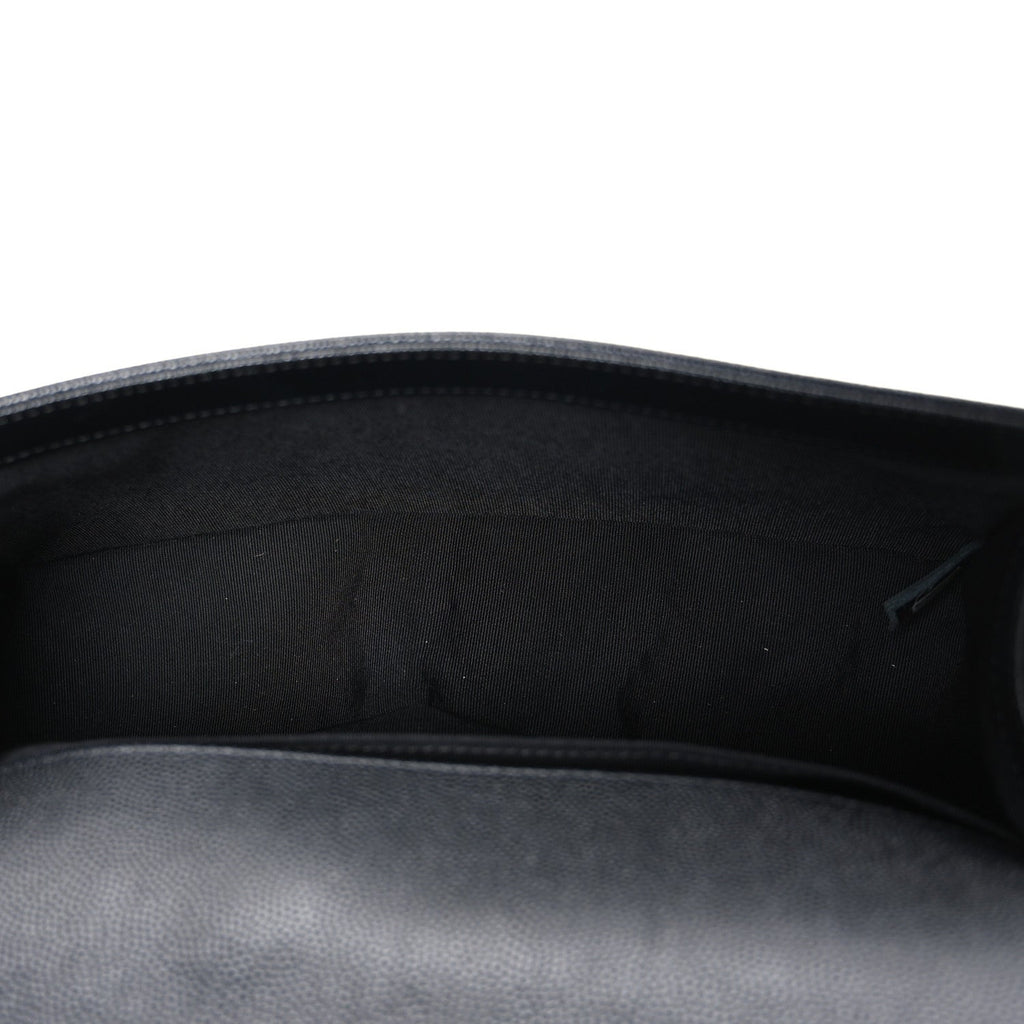 Caviar Quilted Medium Boy Flap Black