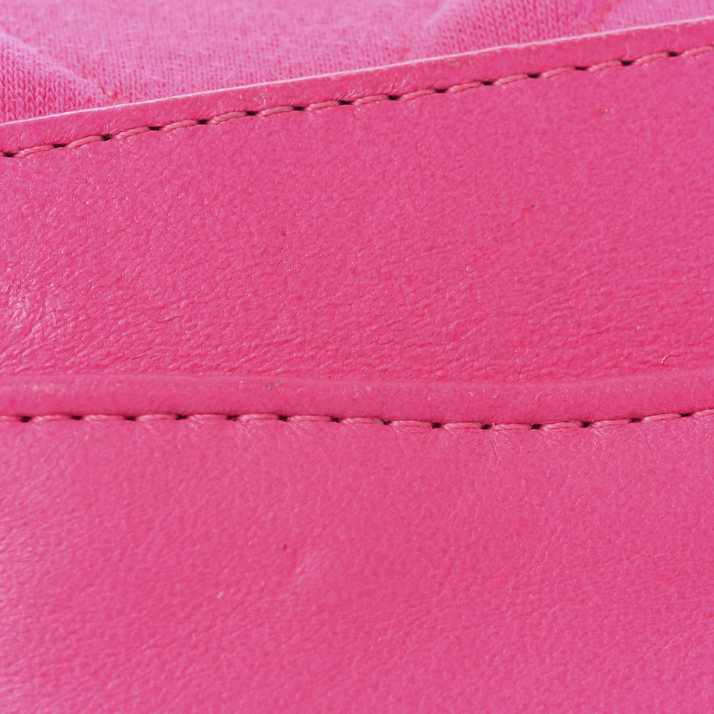 Jersey Quilted Chanel 19 Waist Bag Pink
