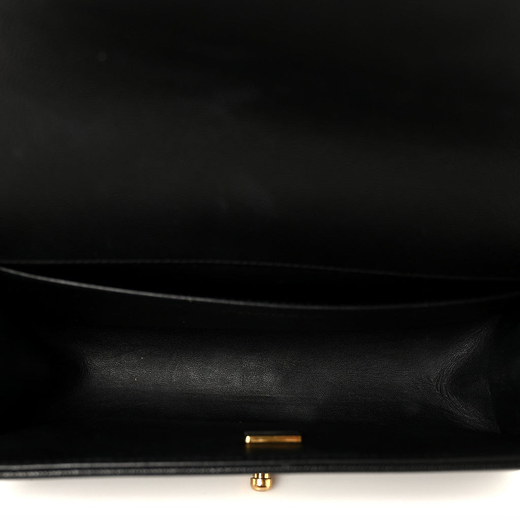 Caviar Quilted Medium Boy Flap Black