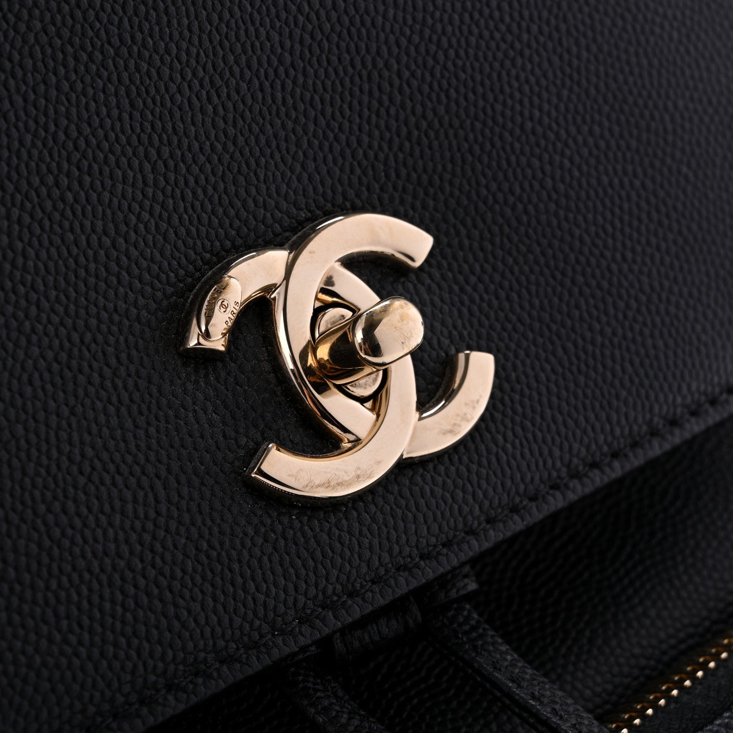 Caviar Quilted Business Affinity Backpack Black