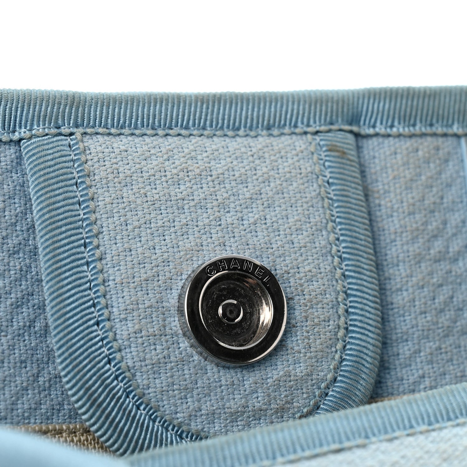 Mixed Fibers Small Deauville Tote Light Blue