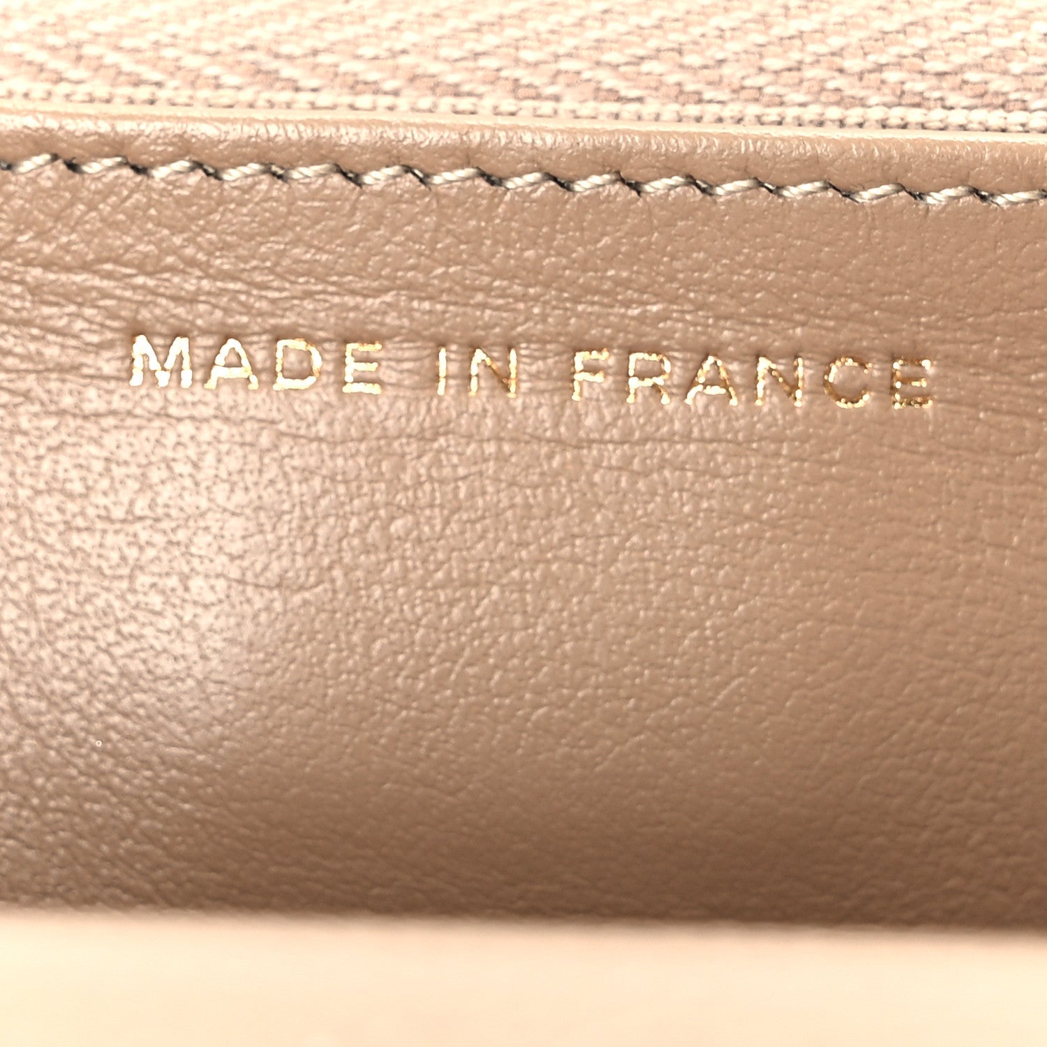 Metallic Caviar Quilted Wallet On Chain WOC Dark Gold