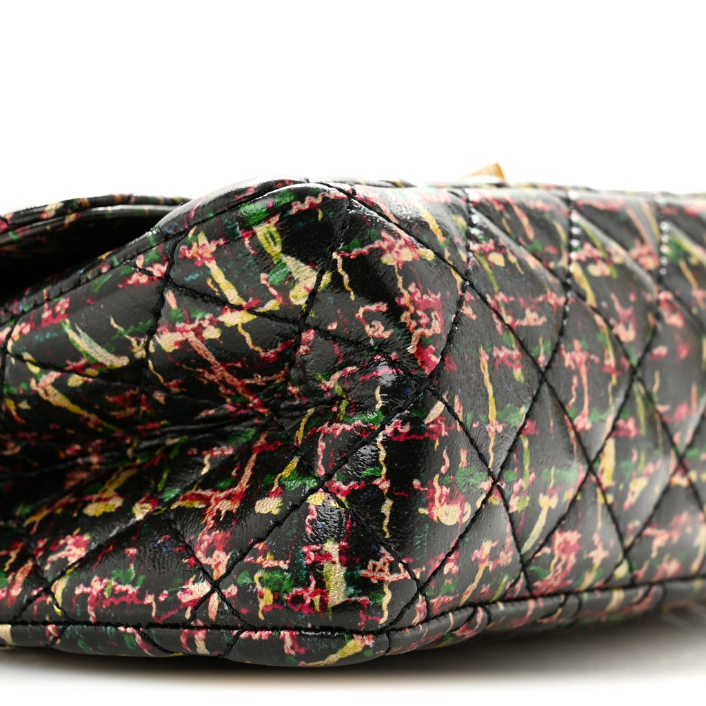 Tweed Printed Lambskin Quilted 2.55 Reissue 225 Flap Multicolor