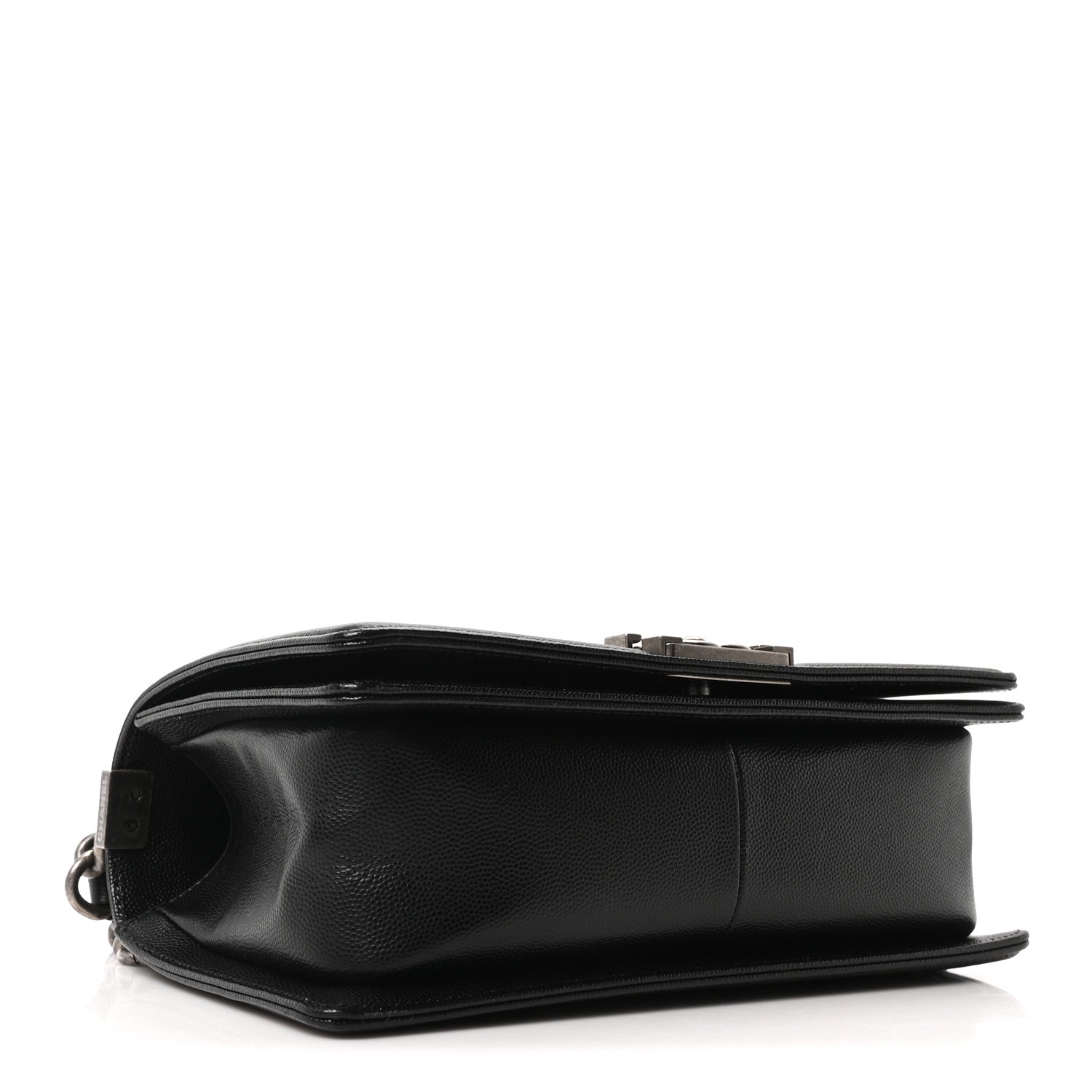 Caviar Quilted Medium Boy Flap Black
