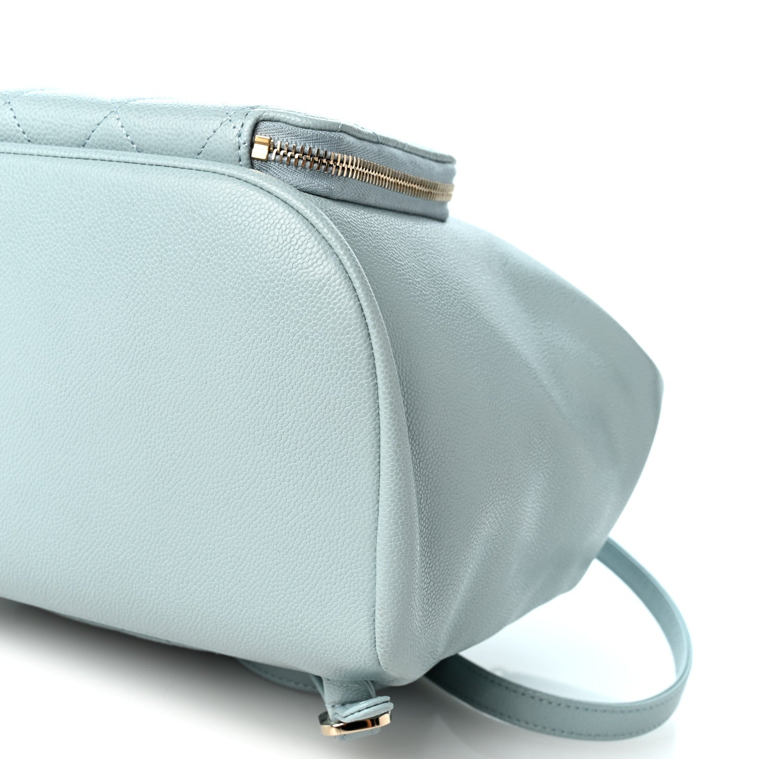 Caviar Quilted Business Affinity Backpack Light Blue