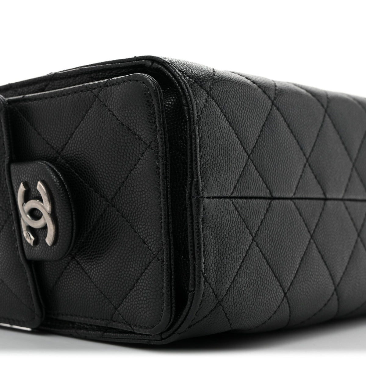 Caviar Quilted Mini Chanel 25 Handbag Black