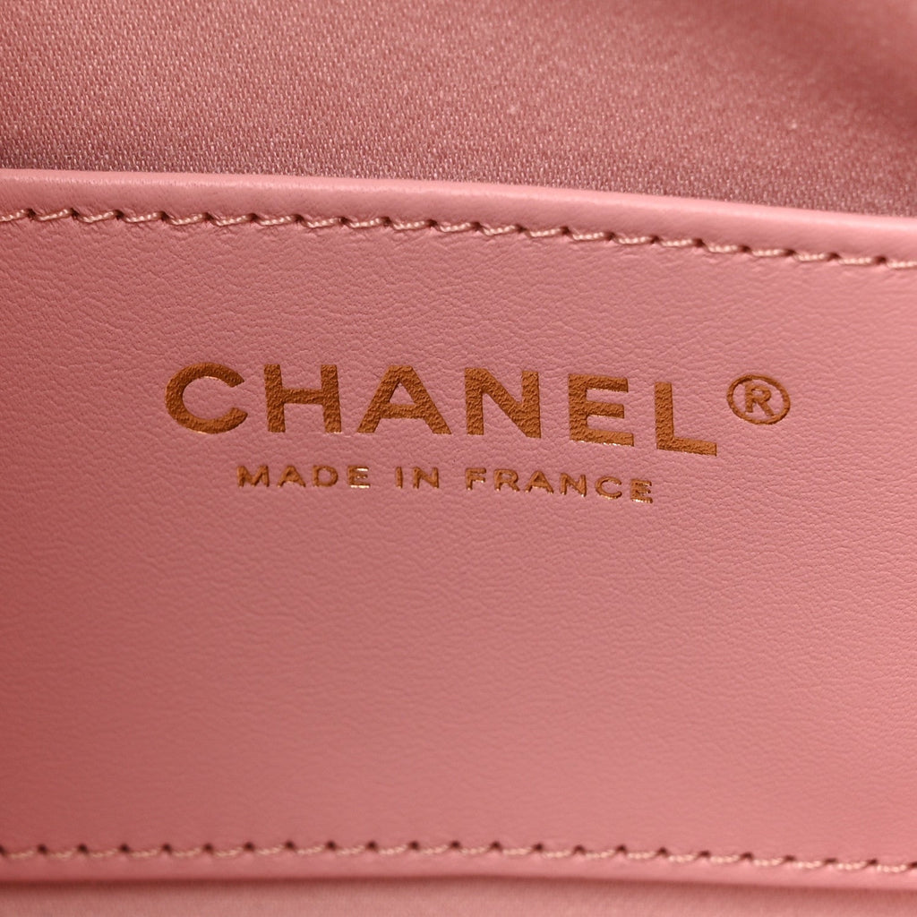 Caviar Quilted Mini Chanel 25 Handbag Pink