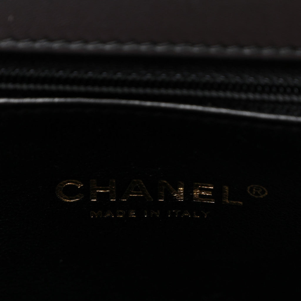 Caviar Quilted Small CC Filigree Flap Black