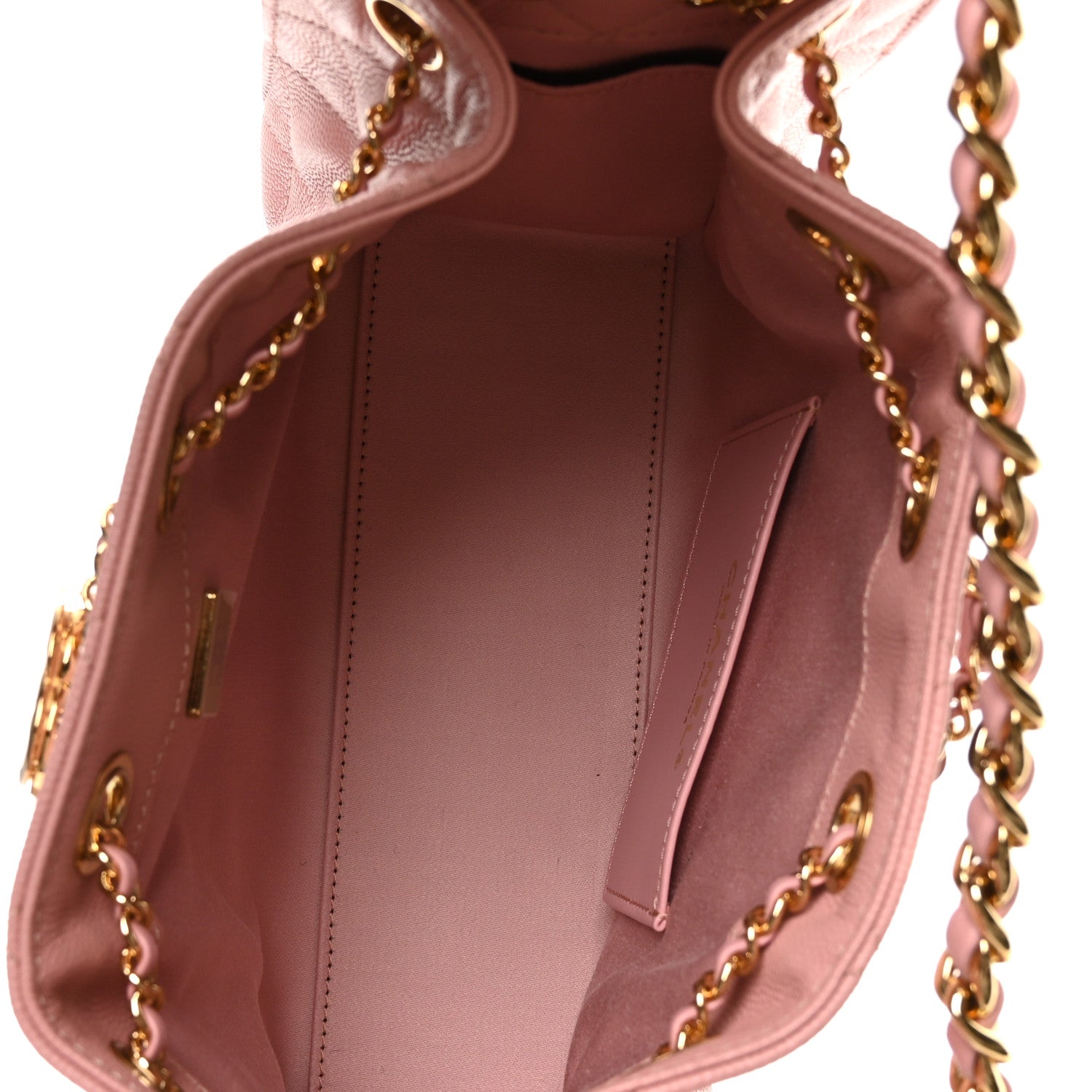 Caviar Quilted Mini Chanel 25 Handbag Pink
