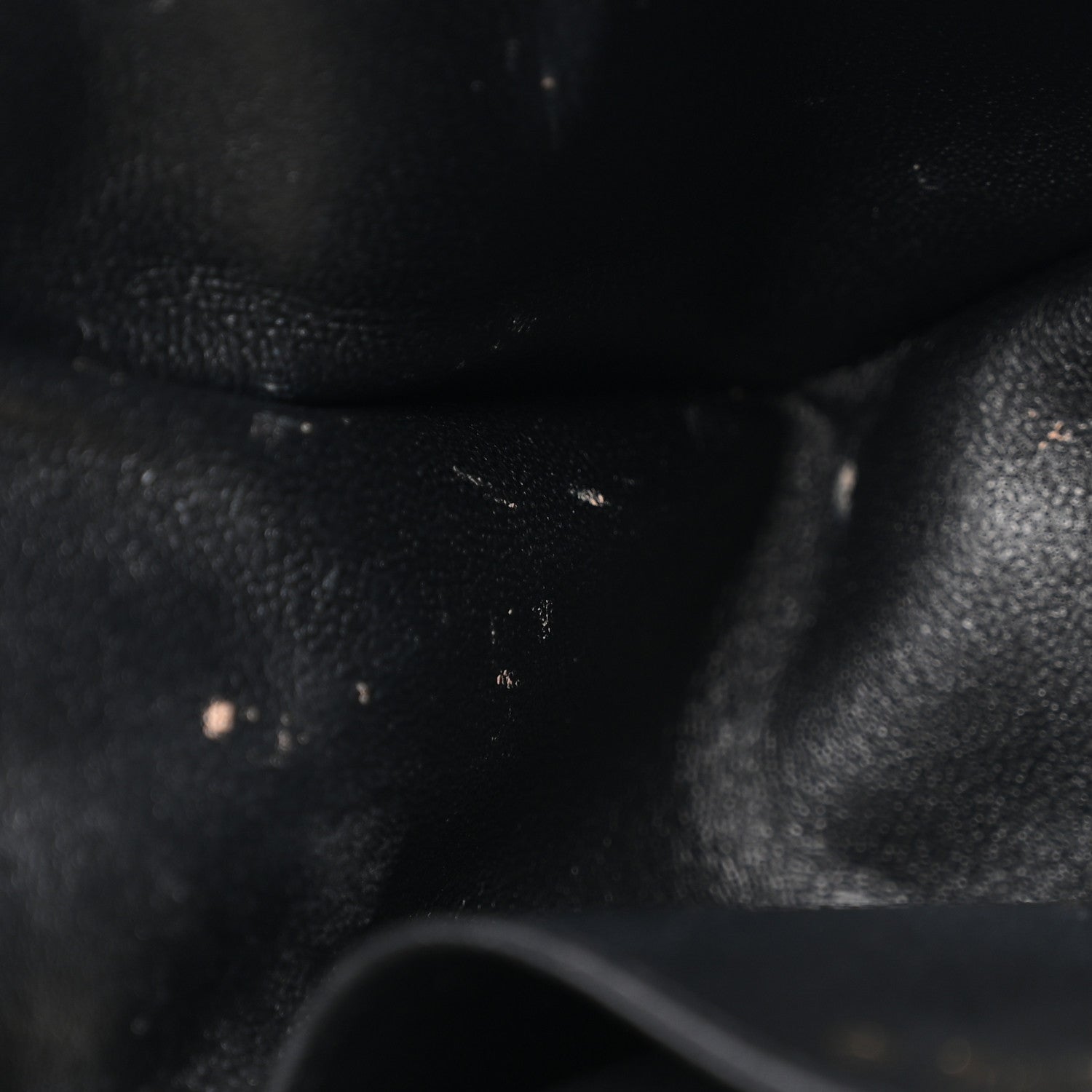 Lambskin Quilted Mini Square Flap Black