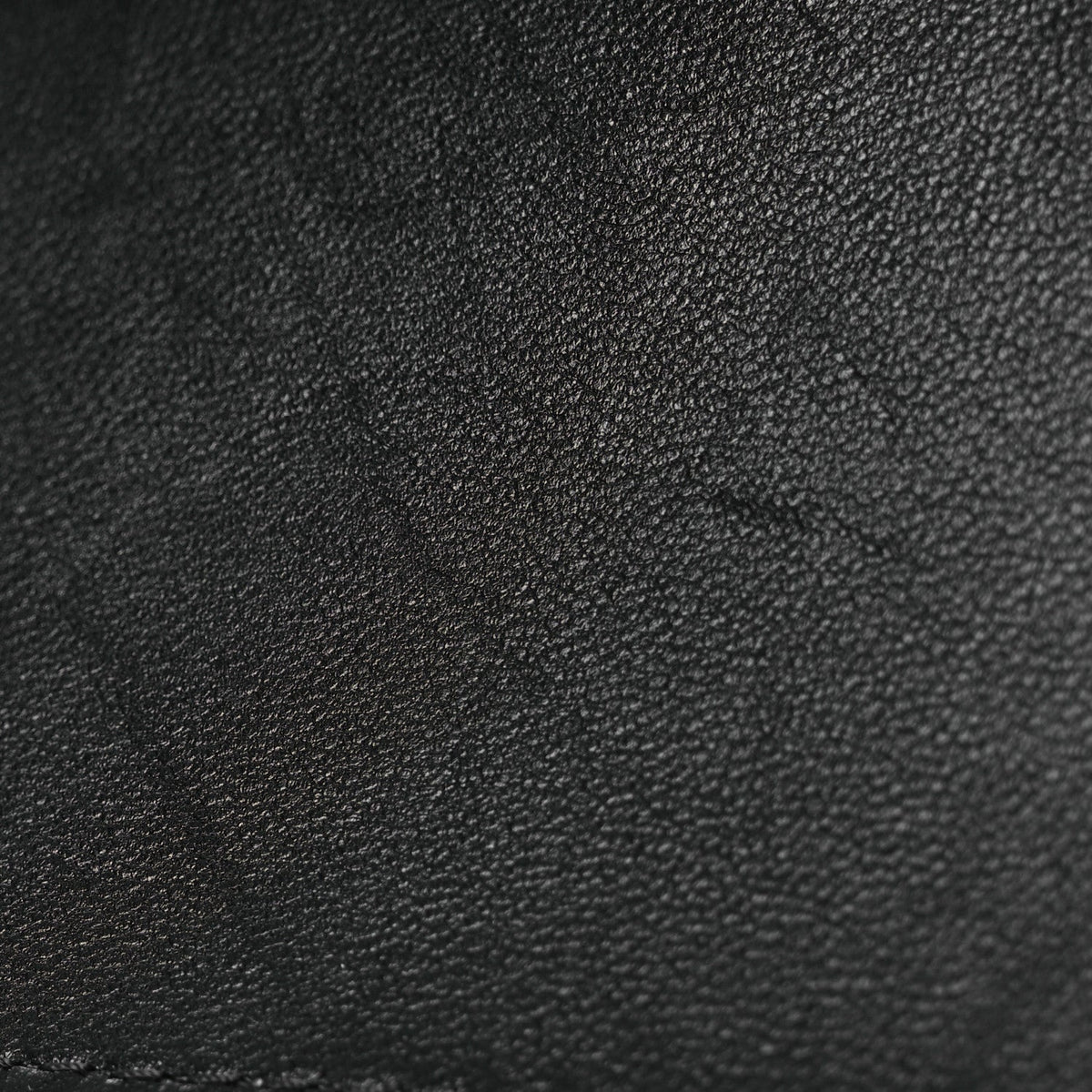 Lambskin Chevron Quilted Medium Double Flap Black