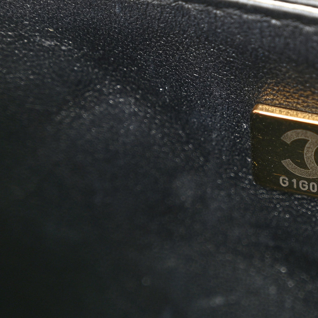 Aged Calfskin Quilted 2.55 Reissue Mini Flap Black