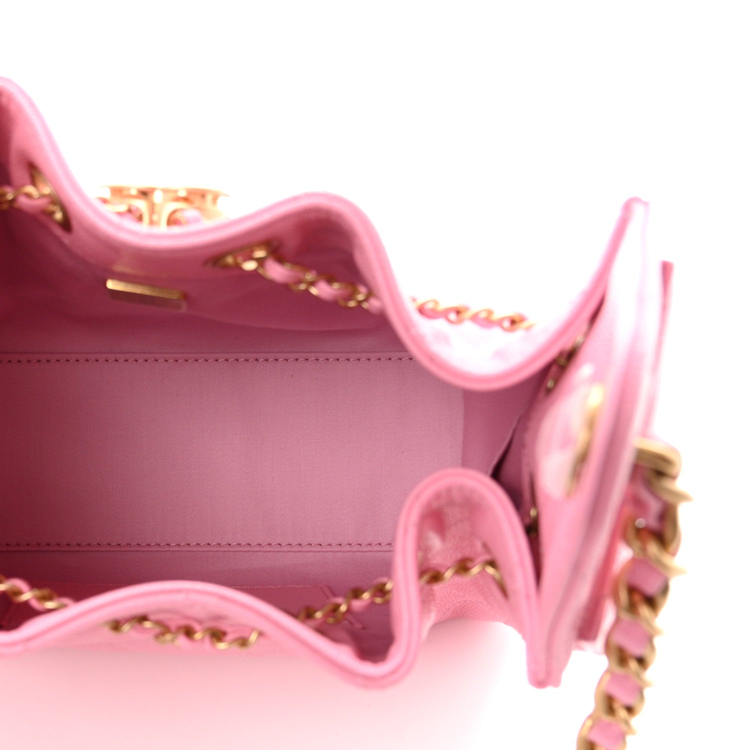 Caviar Quilted Mini Chanel 25 Handbag Pink
