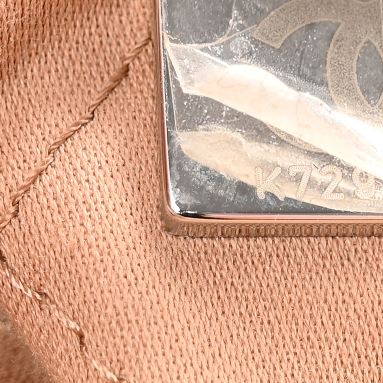 Shiny Calfskin Quilted Small Chanel 22 Beige