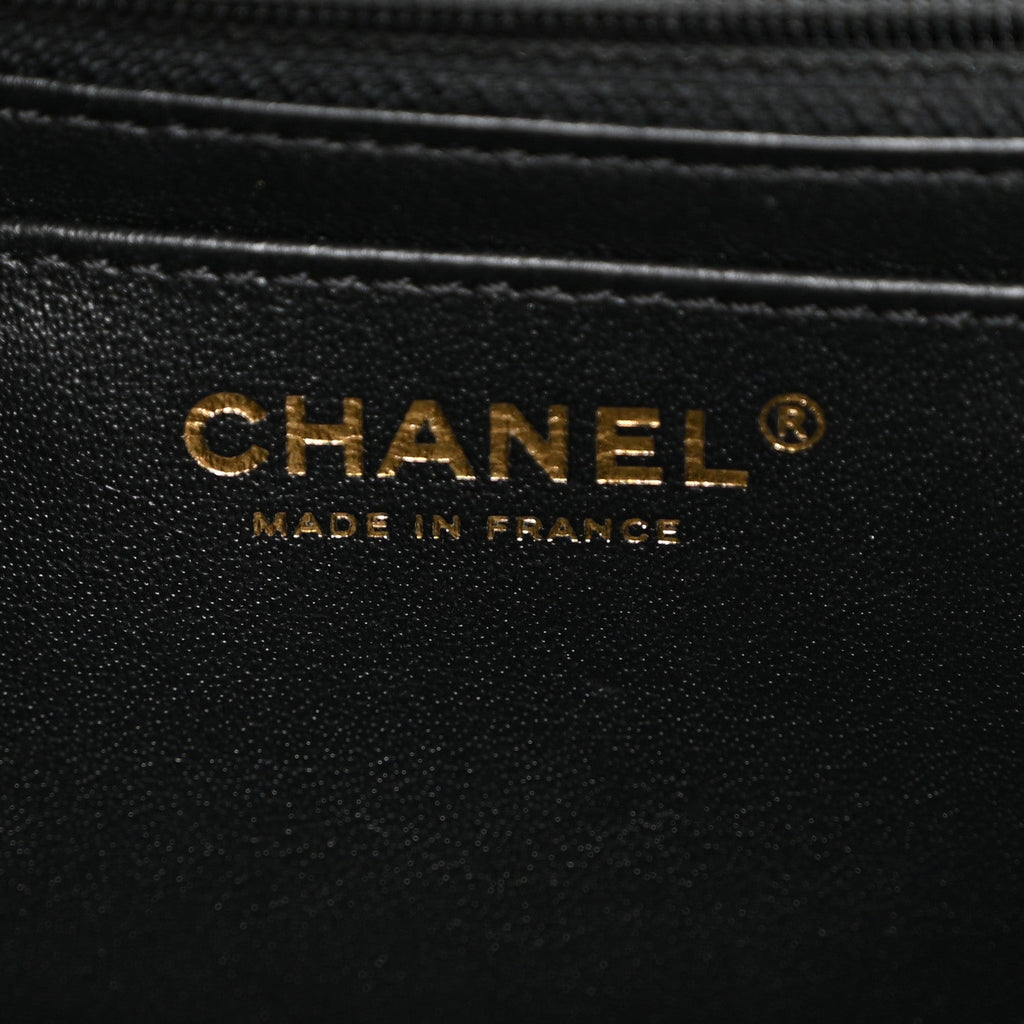 Aged Calfskin Quilted 2.55 Reissue Mini Flap Black