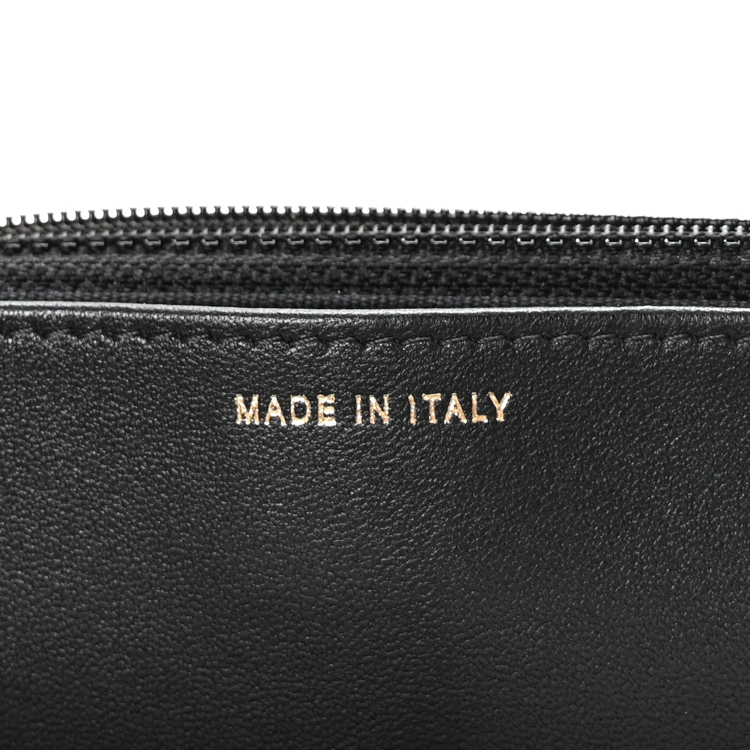 Lambskin Quilted Trendy CC Wallet On Chain WOC Black