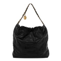 Shiny Caviar Quilted Monochrome Small Chanel 22 Black