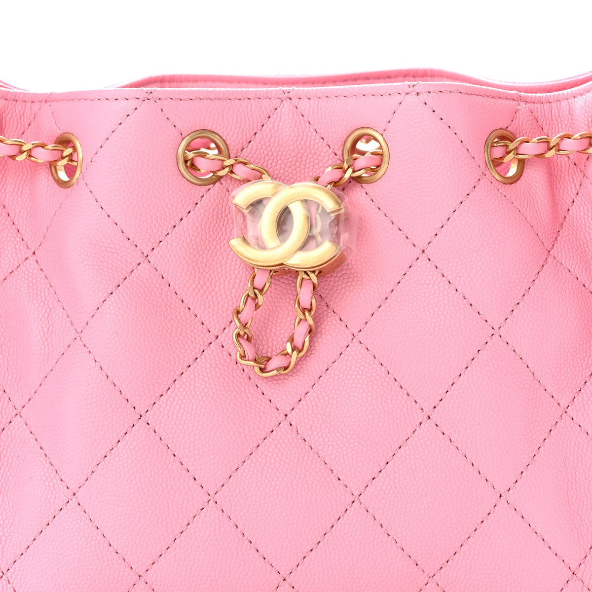 Caviar Quilted Mini Chanel 25 Handbag Pink